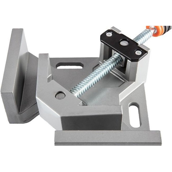 Neo Tools Струбцина, угловая, алюминиевая, направляющая 95 мм, 70х70мм 45-490