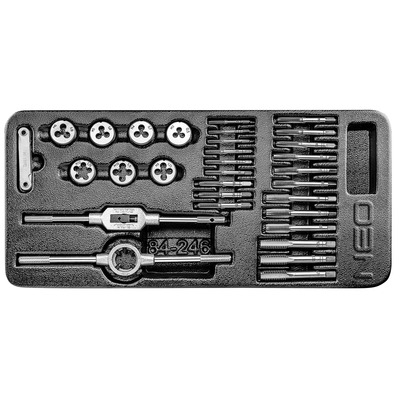 Neo Tools 84-246 Набор плашек и метчиков, 31 ед.
