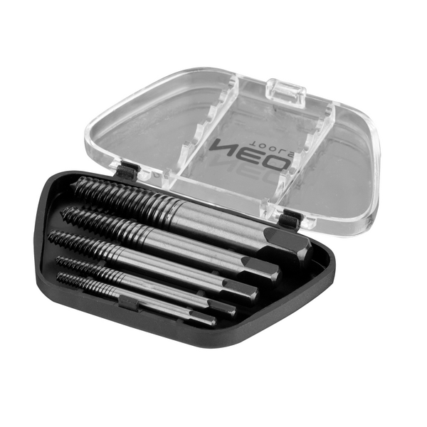 Екстрактори для зламаних гвинтів Neo Tools, набір 5шт М3-18мм (09-615)