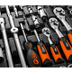 Neo Tools Набор инструментов, 216 ед., 1/2", 3/8", 1/4", торцевые головки, ключи, кейс