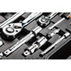 Neo Tools Набор инструмента 1/2", 1/4", CrV, 77 ед.