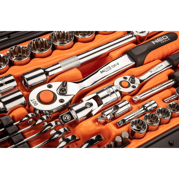 Набор инструментов Neo Tools 1/2-1/4, 71 шт.