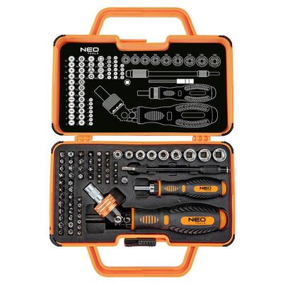 Neo Tools 06-116 Набор бит с держателем,, 69 ед.