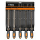 Neo Tools 37-610 Напилки по металу, набiр 5шт.