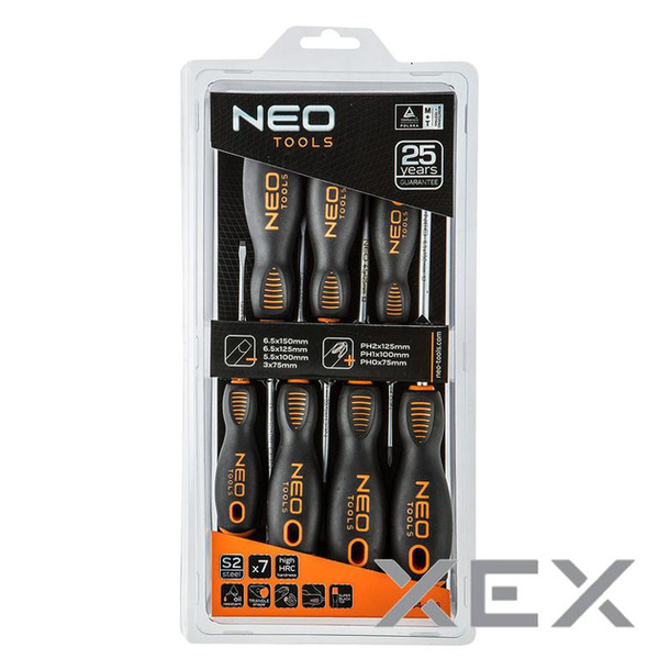 Отвертки Neo Tools, набор из 7 шт.