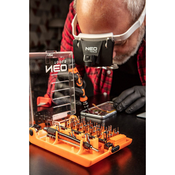 Збільшувальні лінзи Neo Tools, з набором діоптрій 1x, 1.5x, 2x, 2.5x, 3.5x (06-130)