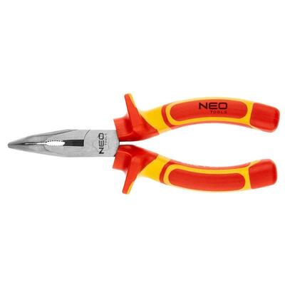 Neo Tools Плоскогубцы изогнутые 160 мм, 1000 В, CrV, полированные