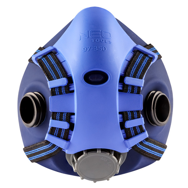 Силіконова напівмаска Neo Tools (97-350)фільтруючих патронів)