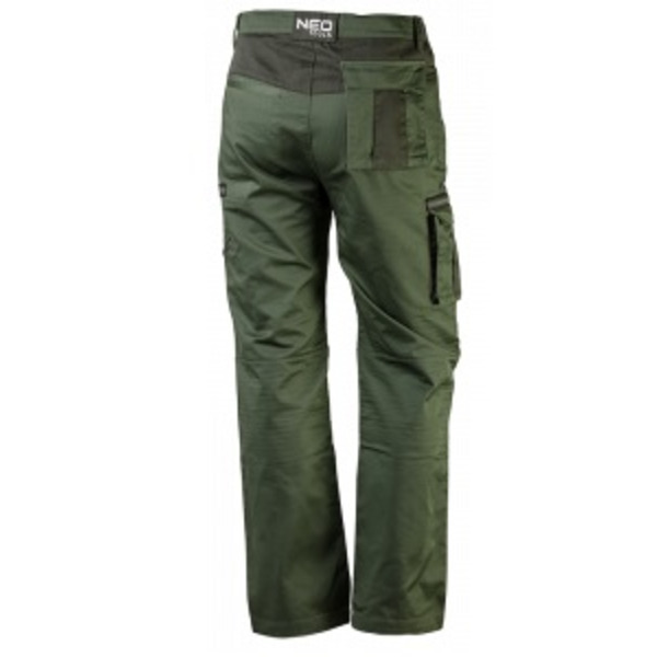 Робочі штани Neo Tools CAMO olive, розмір S (81-222-S)