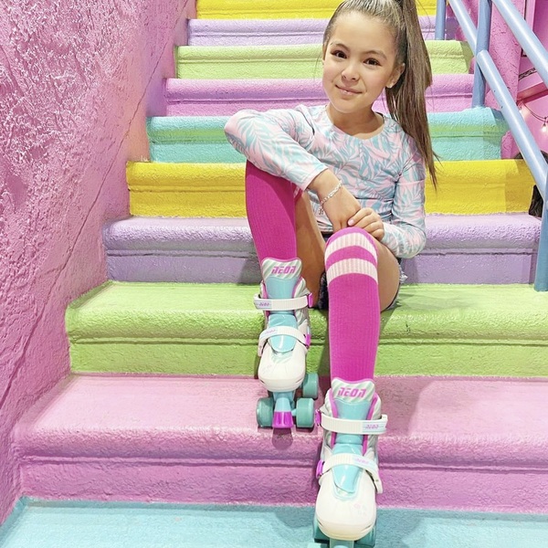 Роликові ковзани Neon Combo Skates Бірюзовий (Розмір 30-33)