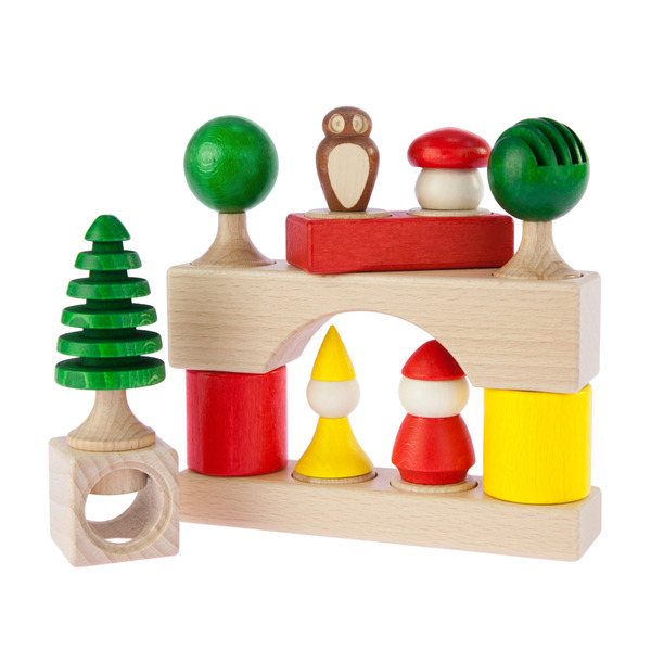 Конструктор дерев'яний Nic 17 деталей (NIC2115)