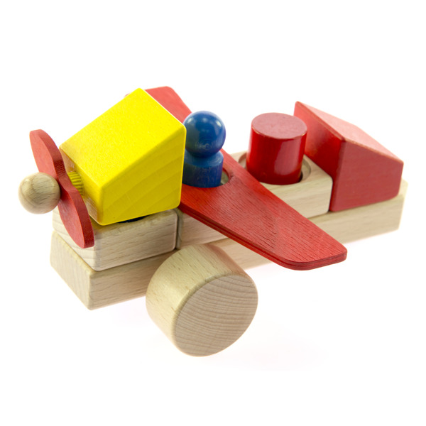 Конструктор дерев'яний Nic Літак (NIC2132)