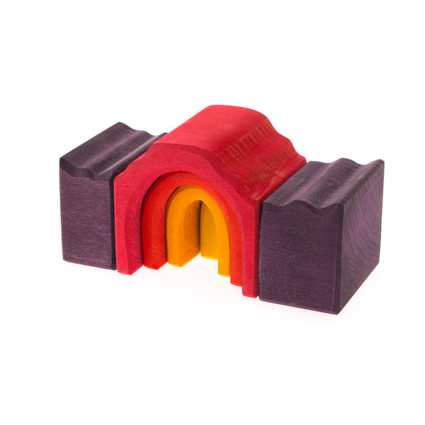 Конструктор дерев'яний Nic Все в замку синій (NIC523268)