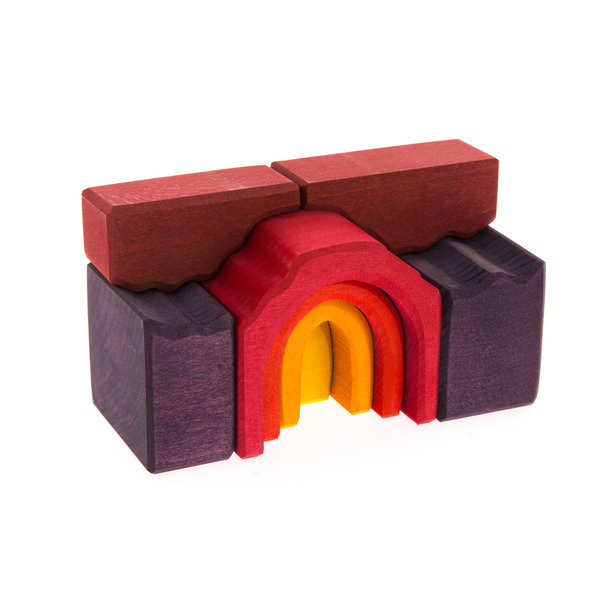 Конструктор дерев'яний Nic Все в замку синій (NIC523268)