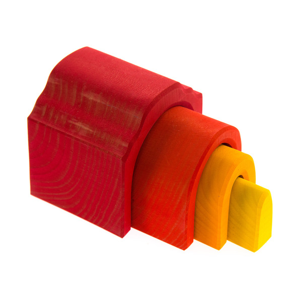 nic Конструктор деревянный - Все в замке (зеленый)