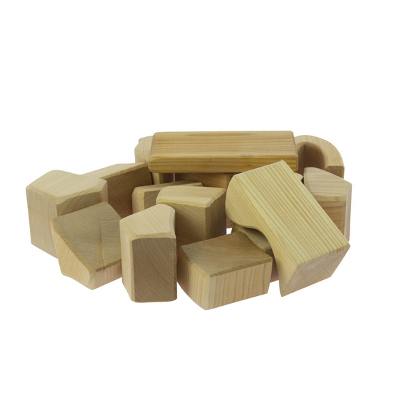 Конструктор дерев'яний Nic великий натуральний 17 деталей (NIC523283)