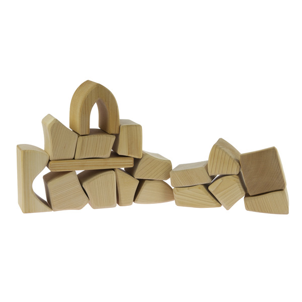 Конструктор дерев'яний Nic великий натуральний 17 деталей (NIC523283)