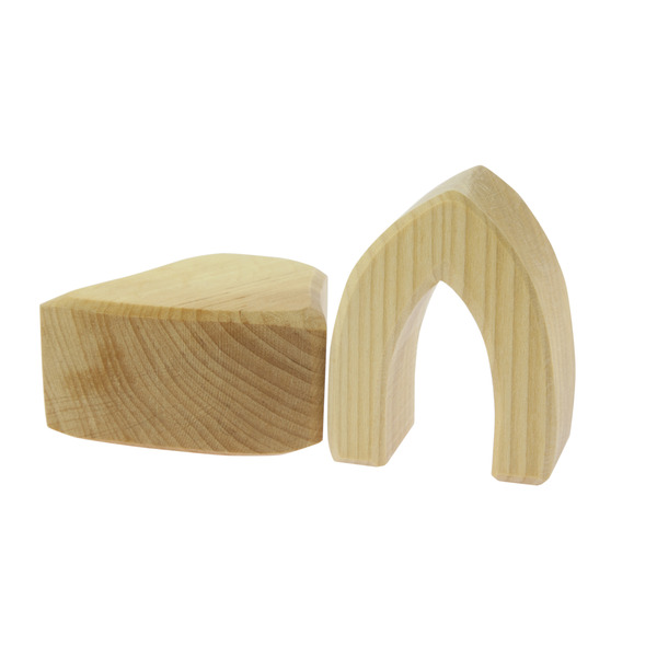 Конструктор дерев'яний Nic маленький натуральний 17 деталей (NIC523284)