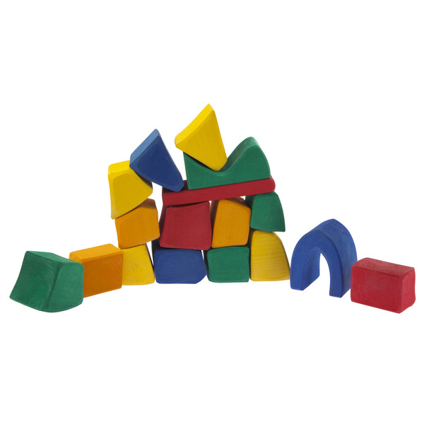 Конструктор дерев'яний Nic великий кольоровий 17 деталей (NIC523287)