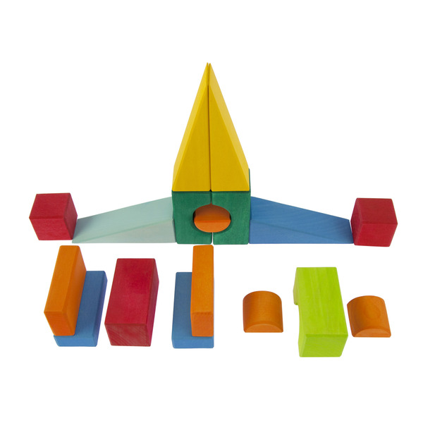 Конструктор дерев'яний Nic Тоскана з візком 17 деталей (NIC523316)