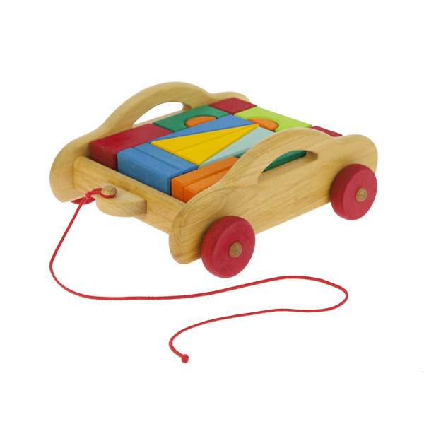 Конструктор дерев'яний Nic Тоскана з візком 17 деталей (NIC523316)