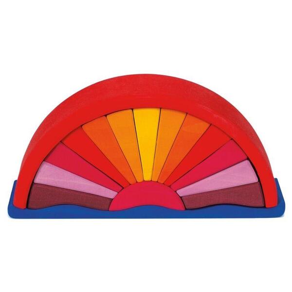 Конструктор Nic дерев'яний - Схід (червоний)