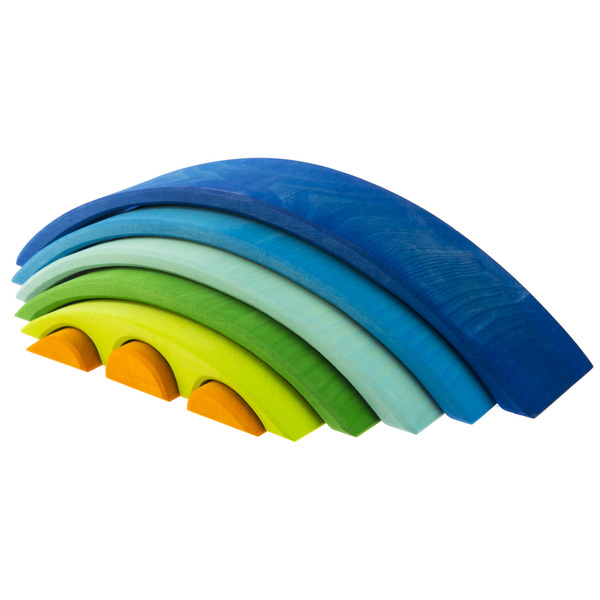 Конструктор дерев'яний Nic Міст синій (NIC523331)