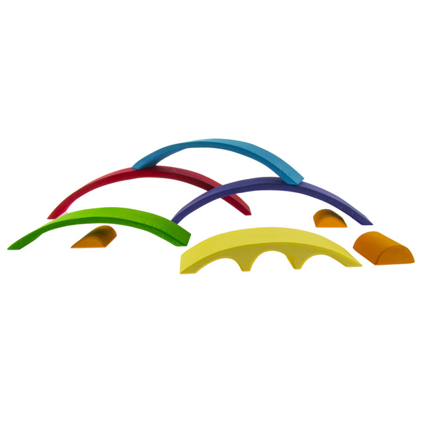 Конструктор дерев'яний Nic Міст райдужний (NIC523332)