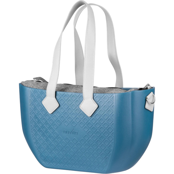 Сумка MyMia "Синя Еко-шкіра з сірою підкладкою"