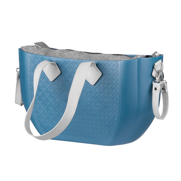 Сумка MyMia "Синя Еко-шкіра з сірою підкладкою"