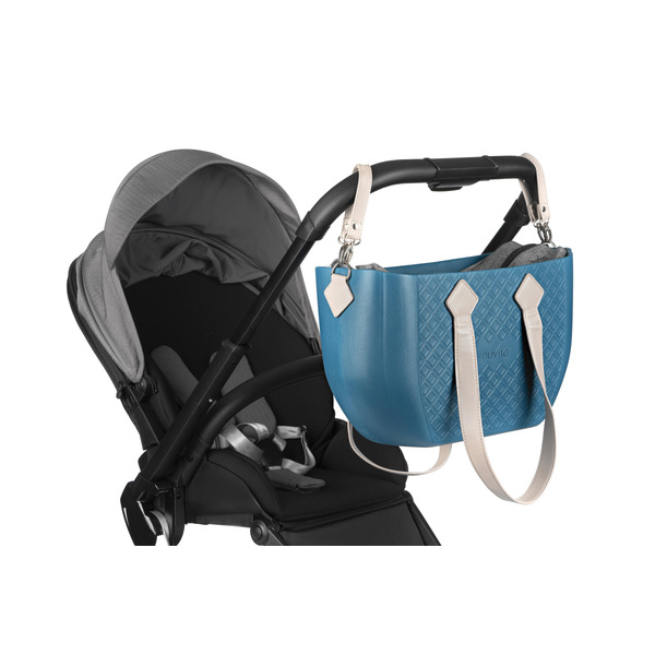 Сумка MyMia "Синя Еко-шкіра з сірою підкладкою"