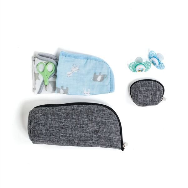 Набір гаманець та чохол для пустушки MyMia в сірому кольорі (NV8806GREY)