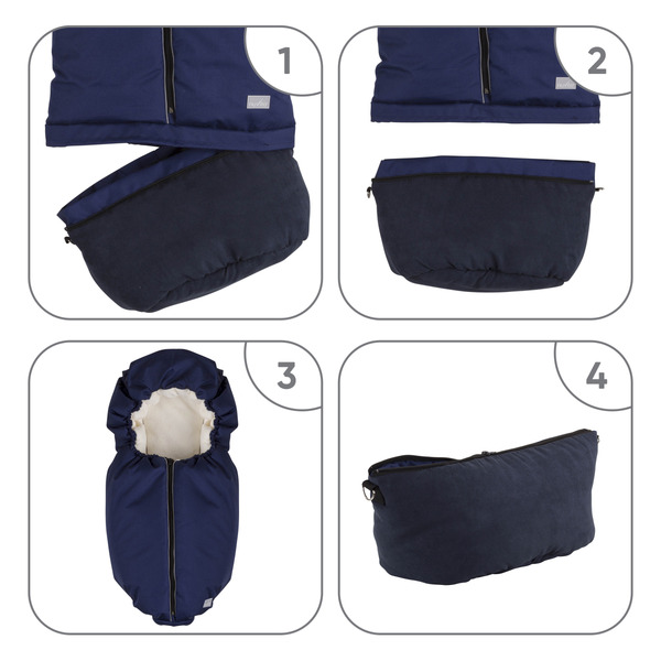 Конверт NUVITA Ovetto CITY темно-синій (NV9045OVETTOCITYBLUE)