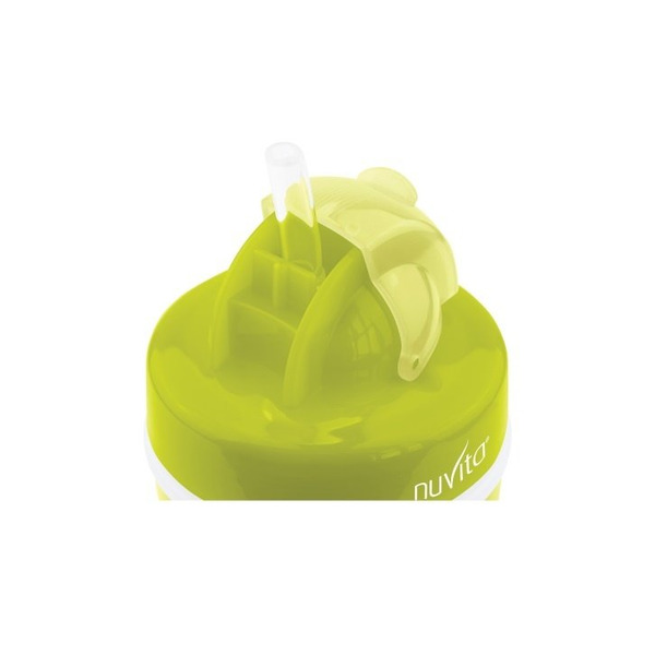 Дитячий поїльник Nuvita 18м + 200мл. з трубочкою Салатовий (NV1436Lime)