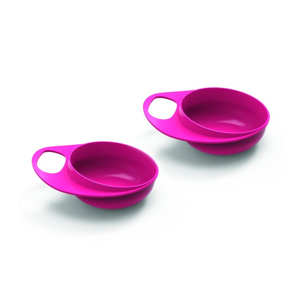 Nuvita Тарелка для кормления Easy Eating (2шт. глубокая) [NV8431Pink]