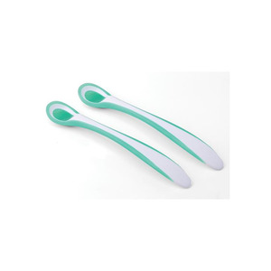 Nuvita Набор ложечек с термоиндикатором Easy Eating 6м+ 2 шт. (салатовая)