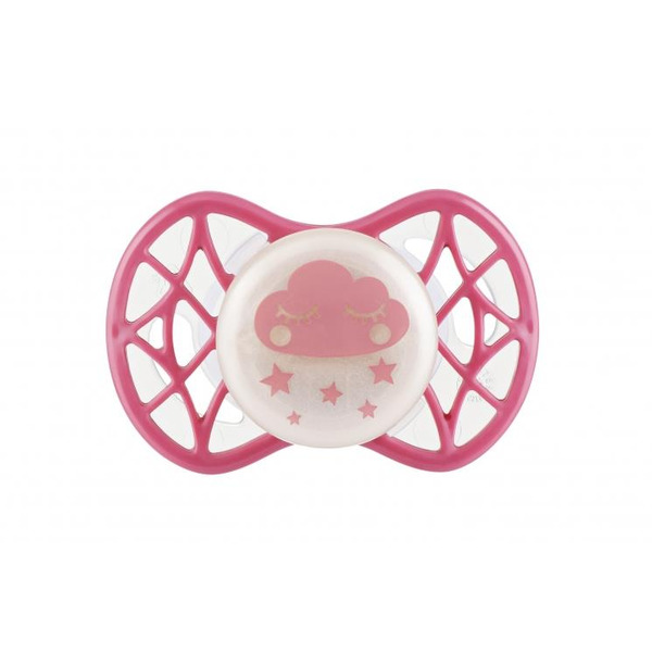 Nuvita Пустышка Air55 Cool 0m+ симметрическая (светящаяся в темноте) [NV7065GSA]