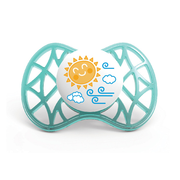 Пустушка симетрична Nuvita Air 6м+ 2шт. для хлопчика (NV7081Blue)