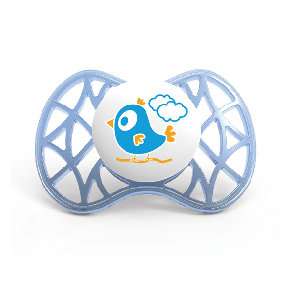 Пустушка симетрична Nuvita Air 6м+ 2шт. для хлопчика (NV7081Blue)