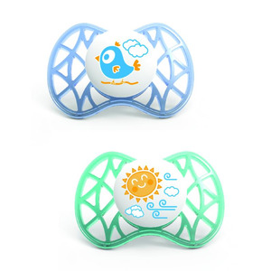 Пустушка симетрична Nuvita Air 6м+ 2шт. для хлопчика (NV7081Blue)