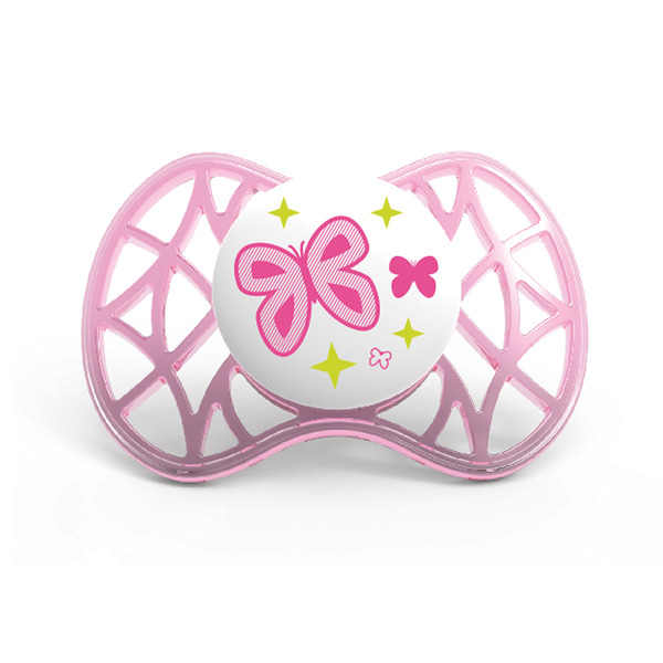 Пустушка симетрична Nuvita Air 6м+ 2шт. для дівчинки (NV7081Pink)