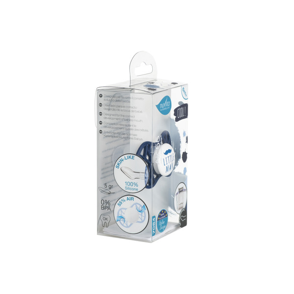 Nuvita Пустышка Air55 Cool 6m+ ортодонтическая [NV7084NB]