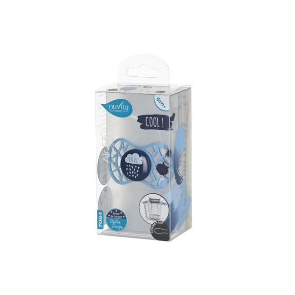 Nuvita Пустышка Air55 Cool 6m+ симметрическая [NV7085CB]