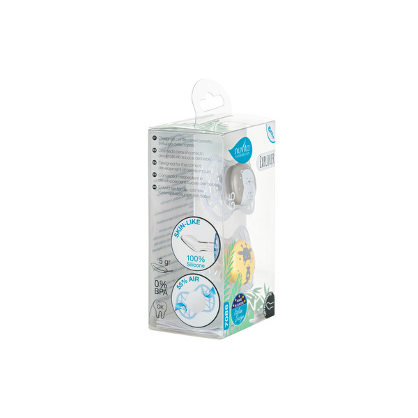 Nuvita Пустышка Air55 Explorer 6m+ ортодонтическая [NV7086N]