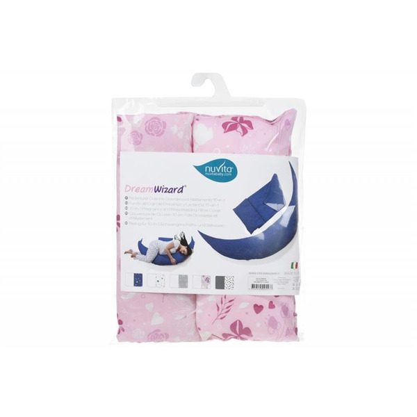 Nuvita Набор аксессуаров для подушки DreamWizard (наволочка, мини-подушка) Розовый