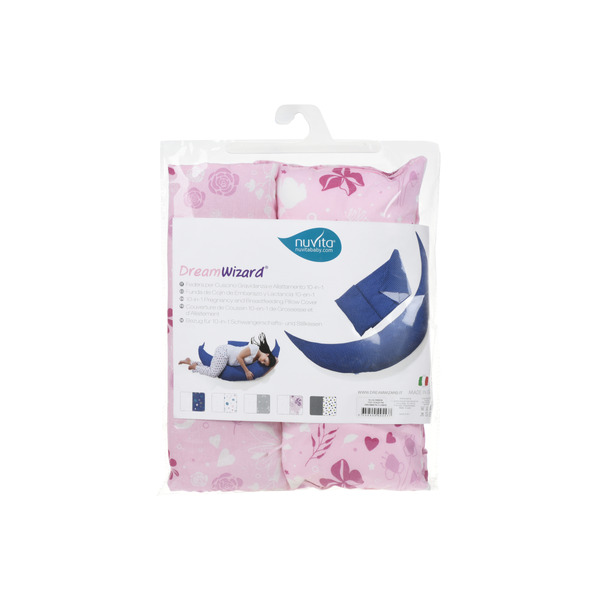 Nuvita Набор аксессуаров для подушки DreamWizard (наволочка, мини-подушка) Розовый