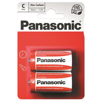 Батарейка Panasonic Zinc Carbon C/LR14 BL 2 шт