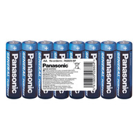 Panasonic Батарейка GENERAL PURPOSE вугільно-цинкова AA(R6) плівка, 8 шт.
