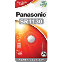 Panasonic Батарейка срібло-цинкова SR1130(390, V390, D390,SB-AU, SR54) блістер, 1 шт.