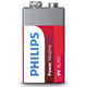 Philips Батарейка Power Alkaline щелочная 6LR61(6LF22, MN1604, MX1604, Крона) блистер, 1 шт